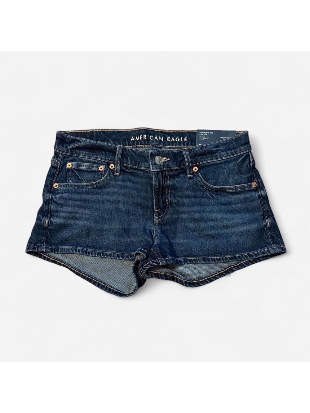 American Eagle Women's Blue and Navy Shorts